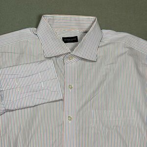 Proper Cloth Etcheverry Stripe Dress Shirt Mens Pink Blue White Custom Flip Cuff
